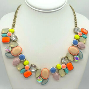 J. Crew Neon Brulee Necklace
